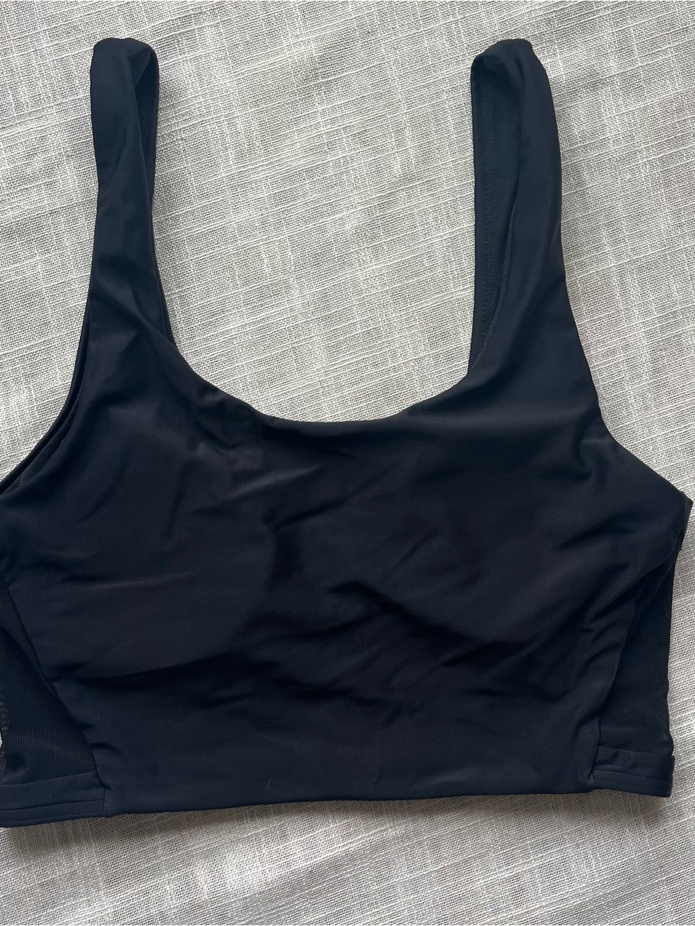 Prana UPF Bikini Top with Scoop Neck & Mesh